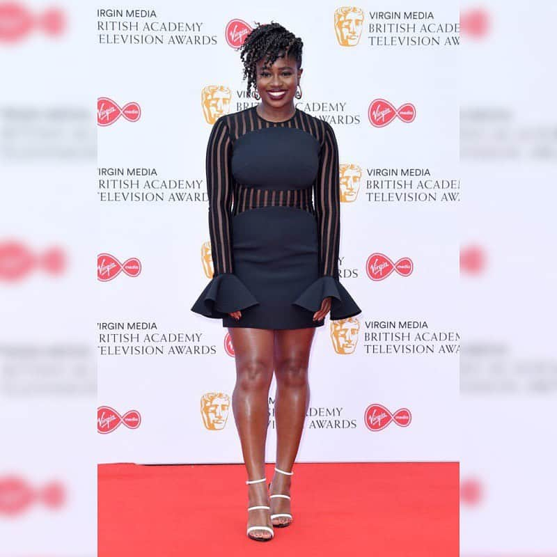 SOPHIA WEBSTERさんのインスタグラム写真 - (SOPHIA WEBSTERInstagram)「#SpottedInSophias 🖤 @claraamfo hosted the @bafta red carpet in our #blackandwhite ‘Rosalind’ sandal! 🏁 #SophiaWebster #ClaraAmfo #BAFTA  Styled by @shirleyamartey 🖤」5月14日 19時11分 - sophiawebster