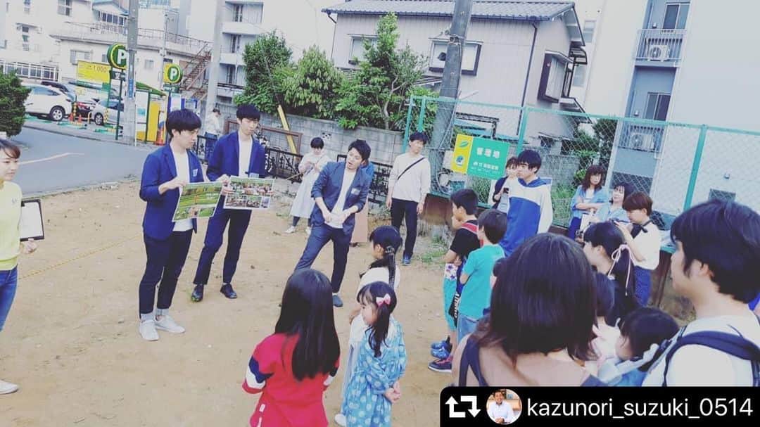 crie style クリエすずき建設のインスタグラム：「#repost @kazunori_suzuki_0514 ・・・ 柏駅西口に期間限定の 公園ができる！？ #KIDIYSPARK 昨日の第1回ワークショップに参加してきました。  子どもたちは 夢を描き  大人たちは 在り方を考える  こう言った社会実験は 地域にとって、とっても素晴らしいと思います(*^^*) ・ ・ 期間限定の公園、楽しみですね( •̀ .̫ •́ )✧ 人が集う場所ができること、ワクワクしますね٩( 'ω' )و 完成した際には、ぜひみなさま遊びに行ってみてくださいませ♫ (広報 丸山)  #KIDIYSPARK#ワークショップ #柏駅西口#公園 #戸建て#注文住宅 #バリアフリー#セカンドライフ #ユニバーサルデザイン #新築#リノベーション#リフォーム #ライフスタイル#住まいづくり #楽しく人生をデザイン#crie_style#クリエ #クリエすずき建設#工務店#柏 #ウラカシ百年会」