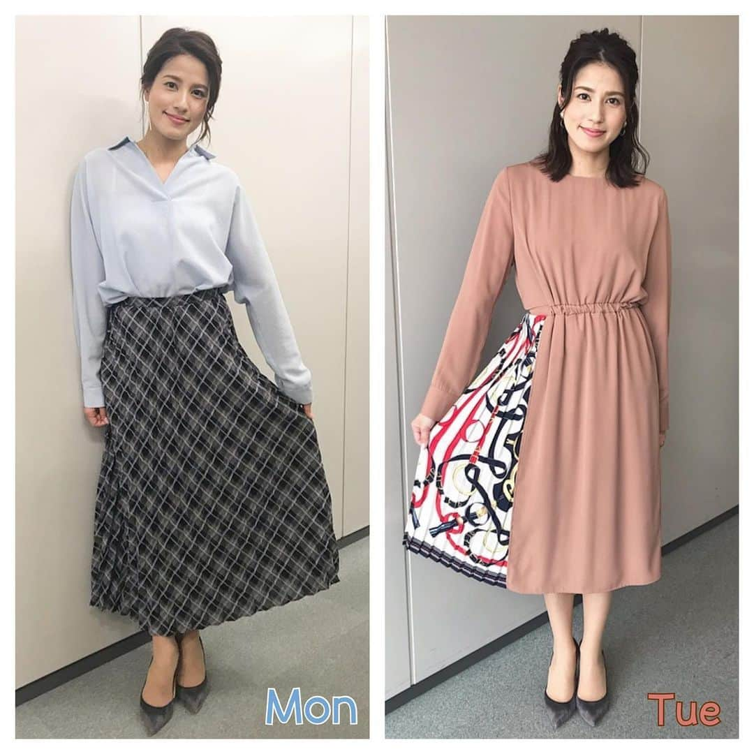 永島優美さんのインスタグラム写真 - (永島優美Instagram)「* 👗Weekly Coordinate（5/6-）👠 * 先週の衣装です。 全身ベージュで大人っぽいコーディネートでした☕️ 合わせて前髪の分け目もセンターに🙋🏻‍♀️ * まだ朝晩はひんやりしていますね。 風邪をひかないようお気をつけください🤧 - - - - - - - - - - - - - - - - - - - - - - - 👗#weeklyコーデ （Mon＆Tue ▶︎ Wed＆Thu ▶︎ Fri＆Sun） #coordinate #めざましテレビ #ジャンクスポーツ」5月14日 19時48分 - yuumi_nagashima