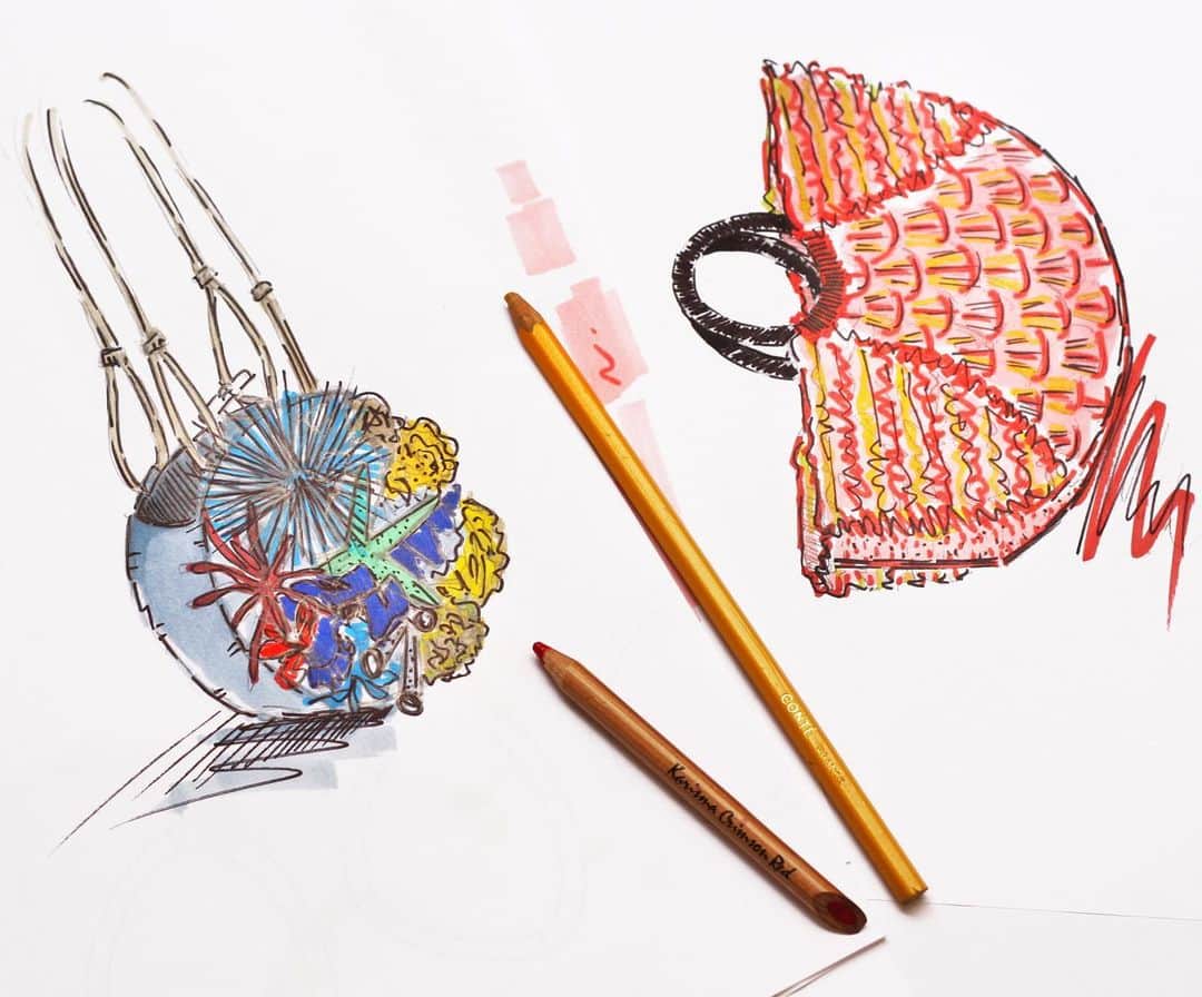 ジャマンピュエッシュのインスタグラム：「Every Jamin Puech bag is born from a burst of fantasy and imagination. #jaminpuech #art #fashion #style」
