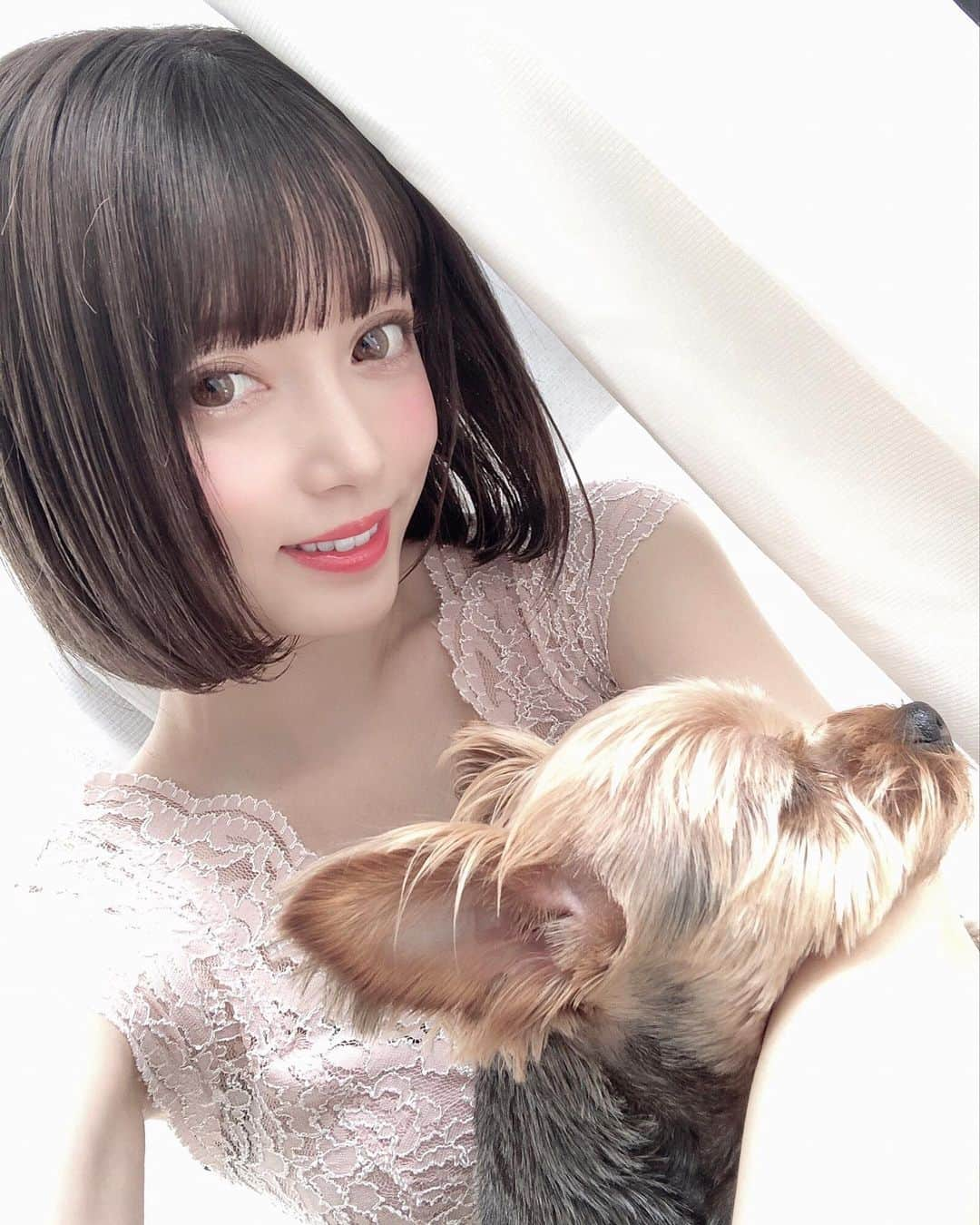 おりもあいさんのインスタグラム写真 - (おりもあいInstagram)「ちぃの腕まくら役🐶 寝るときも腕まくらしてあげてる🤣💓 頭にもアゴ置いてくる😂笑 ⠀」5月14日 21時30分 - ai_orimo