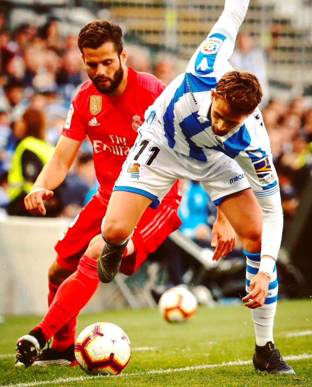 LFPさんのインスタグラム写真 - (LFPInstagram)「IN or OUT? 🤪 • #LaLiga #LaLigaSantander #RealMadrid #RealSociedad #Nacho #Januzaj」5月14日 21時56分 - laliga