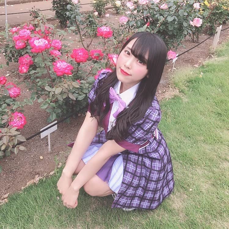 のインスタグラム：「おやくま🐻 . . #おやすみ #goodnight #🌙 #おやくま #日々の出会いに感謝 #バクステ外神田一丁目 #いっちょめ #熊本美和 #miwakumamoto  #アイドル #idol #일본 #아이돌 #アイドルボウラー #Pリーガー #プロボウラーになりたい #instagood #followme #kawaii #makeup #beauty #黒髪 #共犯者 #お花 #mv #撮影 #新衣装 #しゃがみぃ #보라색 #すきぴ」