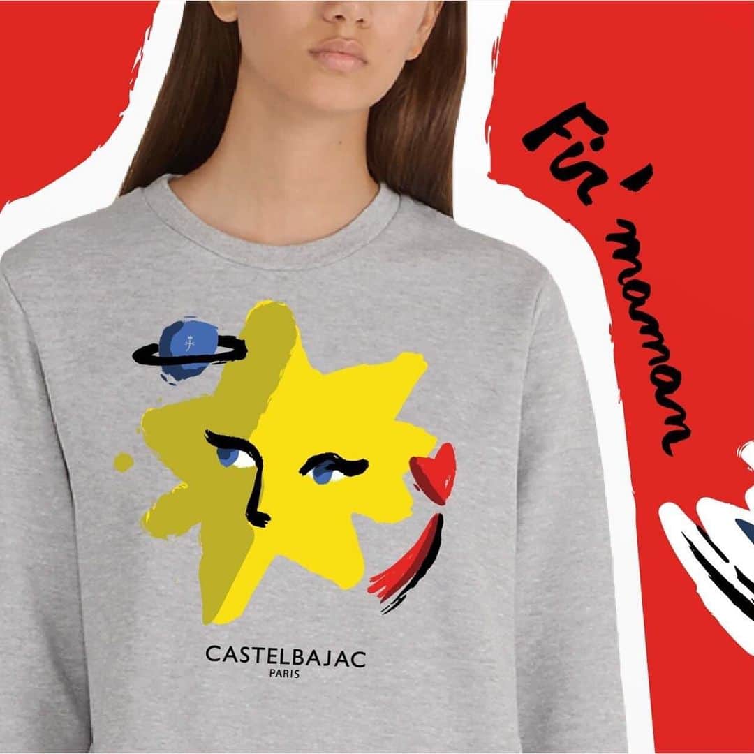 のインスタグラム：「Une nouvelle collection capsule exclusive débarque sur notre e-shop !  Des étoiles plein les yeux, vous aussi diffusez l’HappyCulture à la fête des Mères avec nos modèles issus de la collection Fir’Maman !  A cette occasion profitez d'un code promo de -10% sur tout notre e-shop. FIRMAMAN10 💫  A new exclusive capsule collection arrives on our e-shop ! Some stars in the eyes, you should also spread Happy’Culture on Mother’s Day with our products from the Fir’Maman collection!  At this occasion enjoy de promo code of -10% on all our e-shop. FIRMAMAN10 💫 #Castelbajac #HappyCulture  #Castelbajac #Paris #Fashion #Mode #Newcollection #Exclusive #MothersDay」