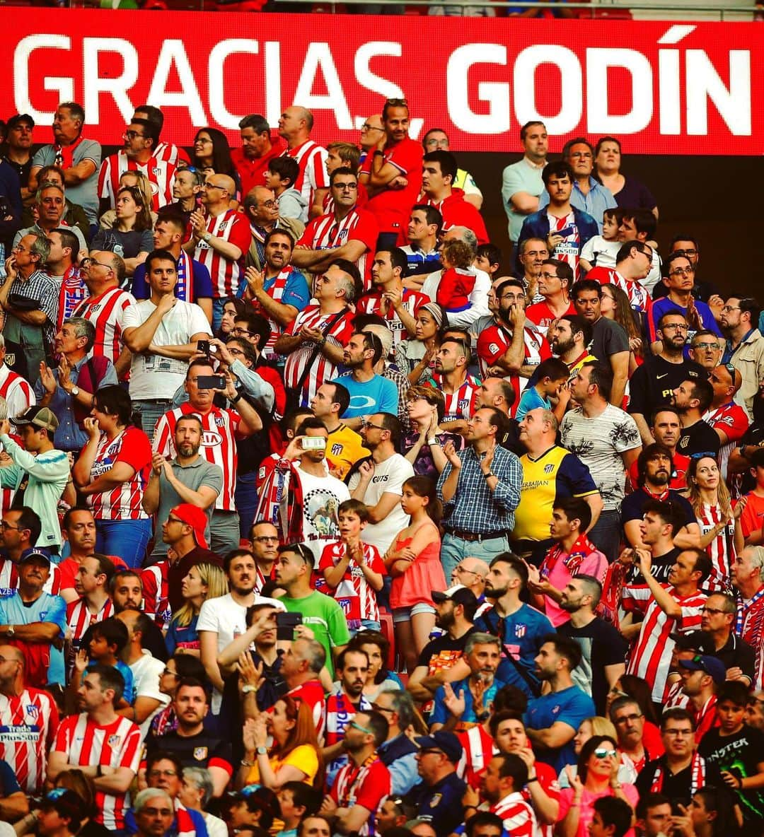 LFPさんのインスタグラム写真 - (LFPInstagram)「👏🏻❤️ GRACIAS, GODÍN. ❤️👏🏻 • #Godin #Atleti #GraciasGodin #LaLiga #LaLigaSantander」5月15日 0時53分 - laliga