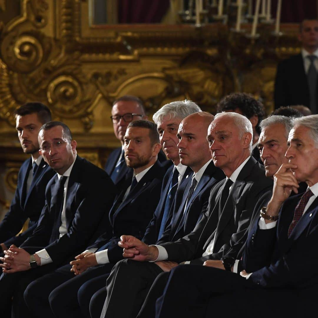 SSラツィオさんのインスタグラム写真 - (SSラツィオInstagram)「🤝 Incontro istituzionale al Quirinale tra il Presidente della Repubblica, Sergio Mattarella, la S.S. Lazio e l’Atalanta B.C. alla vigilia della finale di #TIMCup」5月15日 1時13分 - official_sslazio