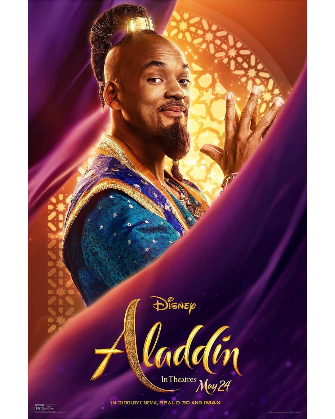 Walt Disney Studiosさんのインスタグラム写真 - (Walt Disney StudiosInstagram)「Check out the Disney’s #Aladdin character posters! See the film in theaters in 10 Days. Get tickets now (link in bio)」5月15日 1時29分 - disneystudios