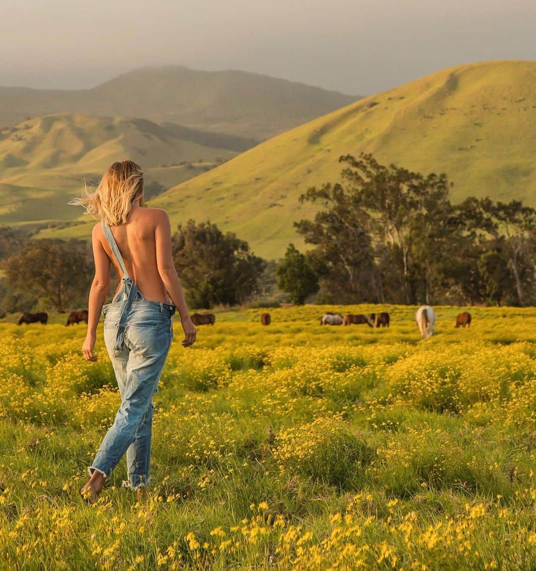 サラ・ジーン・アンダーウッドさんのインスタグラム写真 - (サラ・ジーン・アンダーウッドInstagram)「Life can be like a beautiful field of 🌼 but watch out for the 💩 📸 by @stevebitanga」5月15日 1時35分 - saraunderwood