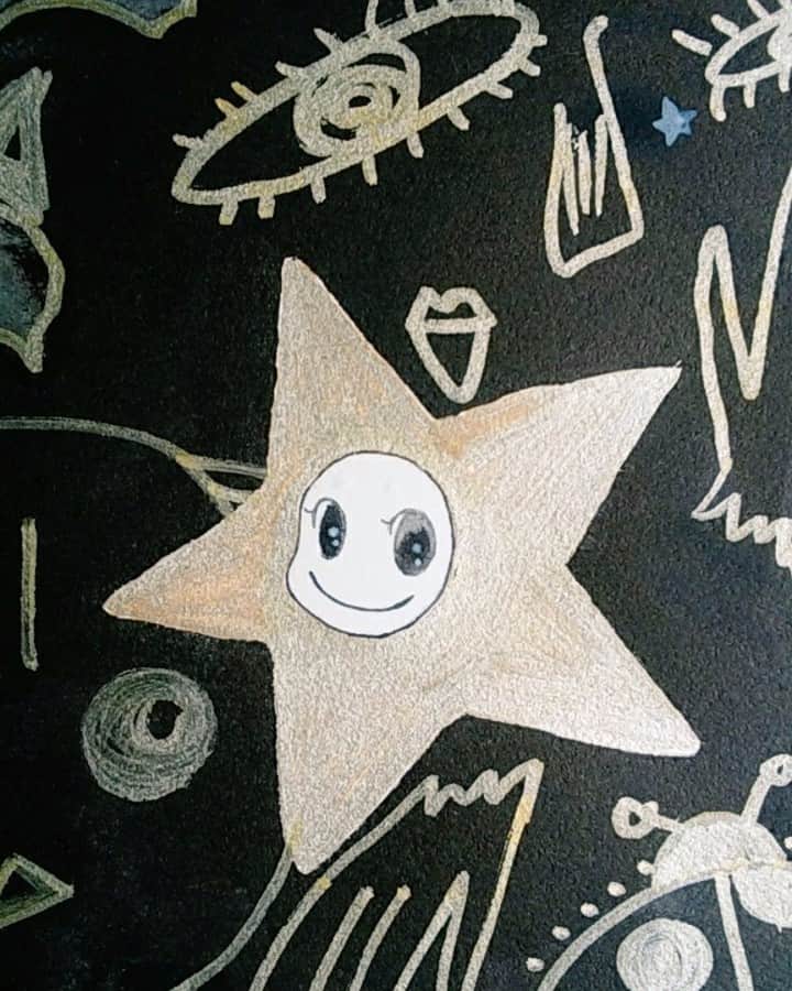 佐藤寛子さんのインスタグラム写真 - (佐藤寛子Instagram)「かわいいの星の子  #star#art#星」5月15日 11時34分 - memeco.s