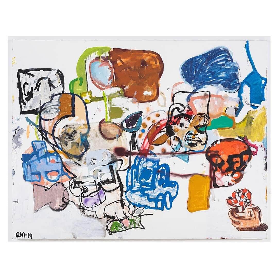 HYPEBEASTさんのインスタグラム写真 - (HYPEBEASTInstagram)「@hypebeastart: Eddie Martinez is set to launch his second solo exhibition with @galerieperrotin Hong Kong. Entitled “Blockhead Stacks,” the forthcoming presentation will feature a new selection of gestural paintings and mixed-media sculptures which Martinez crafted using found objects. The exhibit will be on view from May 17 until June 29. Photo: Perrotin」5月15日 11時58分 - hypebeast