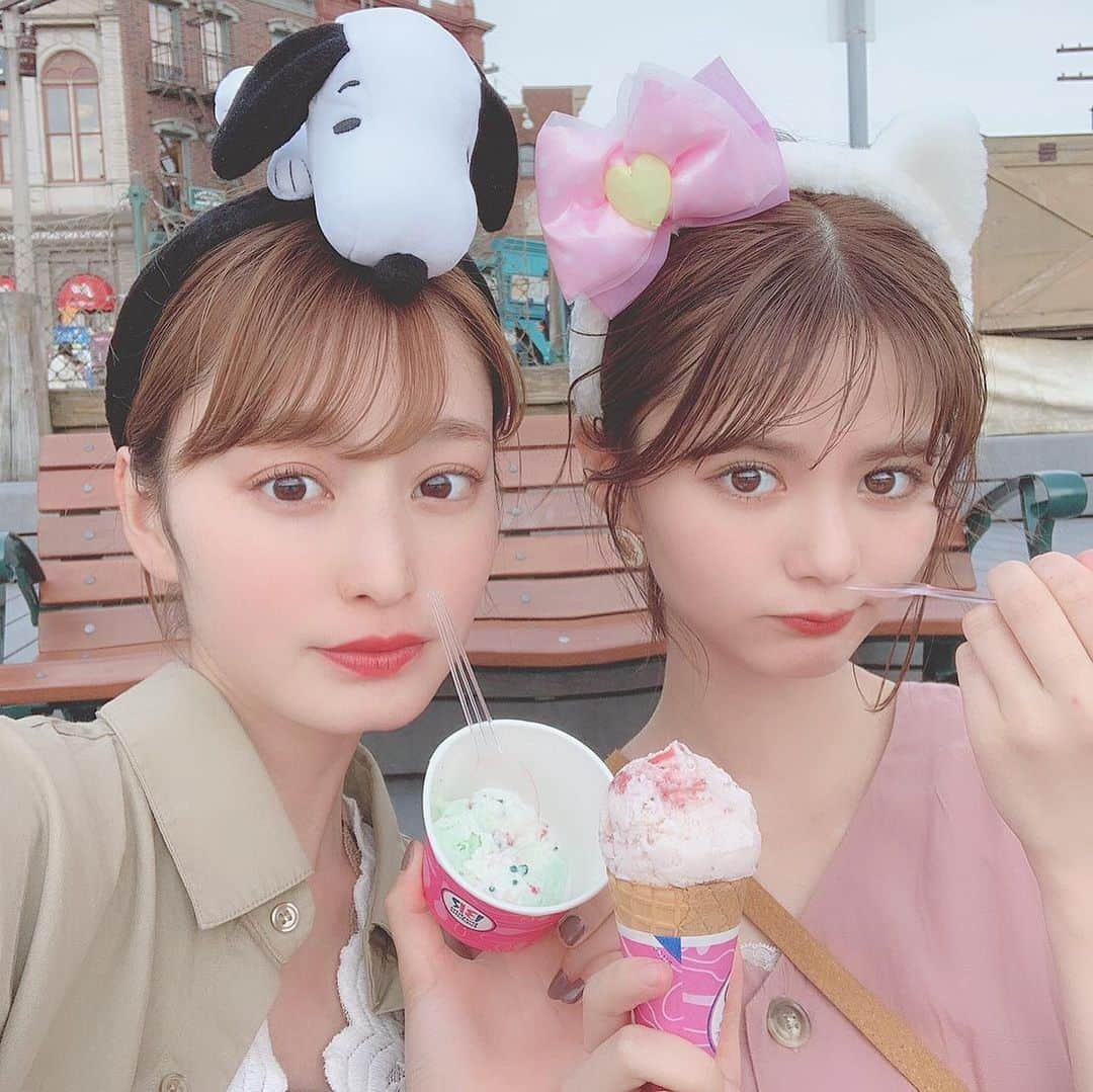 MISAさんのインスタグラム写真 - (MISAInstagram)「ㅤㅤㅤㅤㅤㅤㅤㅤㅤㅤㅤㅤㅤ ㅤㅤㅤㅤㅤㅤㅤㅤㅤㅤㅤㅤㅤ ユニバ〜〜〜🌎！！ ㅤㅤㅤㅤㅤㅤㅤㅤㅤㅤㅤㅤㅤ １枚目は同じのにした🥰（笑） たのしかった〜〜👼🏻♡♡ ㅤㅤㅤㅤㅤㅤㅤㅤㅤㅤㅤㅤㅤ」5月15日 12時03分 - chatae._