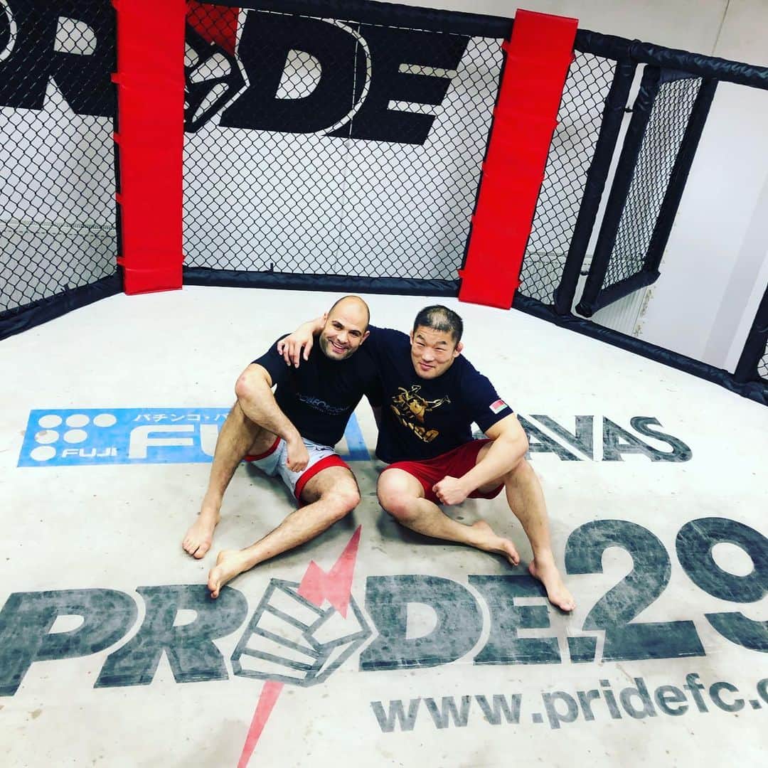 のインスタグラム：「Pride never die #crocopteam with my brother @sasa.milinkovic86 Thank you to Sasa Matijakovic for coming to help my training camp. #pride  #mma #satoshiishii #ksw #pfl #croatia #zagreb #croatian #japanese #fight #bjj #grappling #judo #mikkelsonbjj @kmikkelsonbjj」