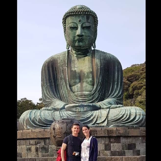 シャルレーヌ・ギニャールさんのインスタグラム写真 - (シャルレーヌ・ギニャールInstagram)「A pleasant day in Kamakura 🌸🤗 #holidays #memories #japan #vacation #kamakura #hasederatemple #greatbuddha #beach #niceday #🇯🇵 #happytime」5月15日 3時56分 - charleneguignard