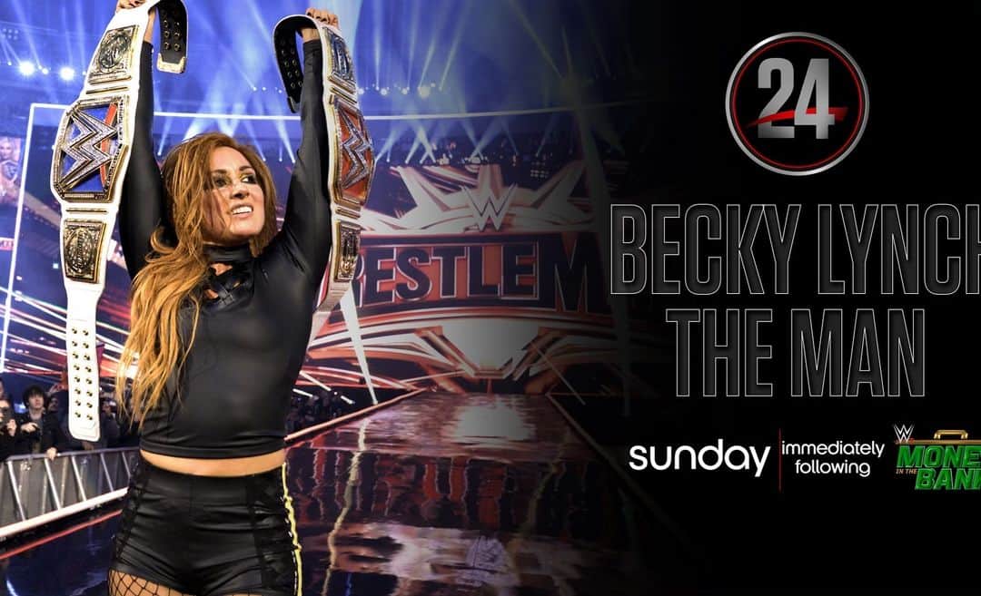 レベッカ・ノックスのインスタグラム：「I chased, I bled, I hustled, I overcame, I won. I changed. I became The Man.  #WWE24  airs right after #MITB this Sunday」