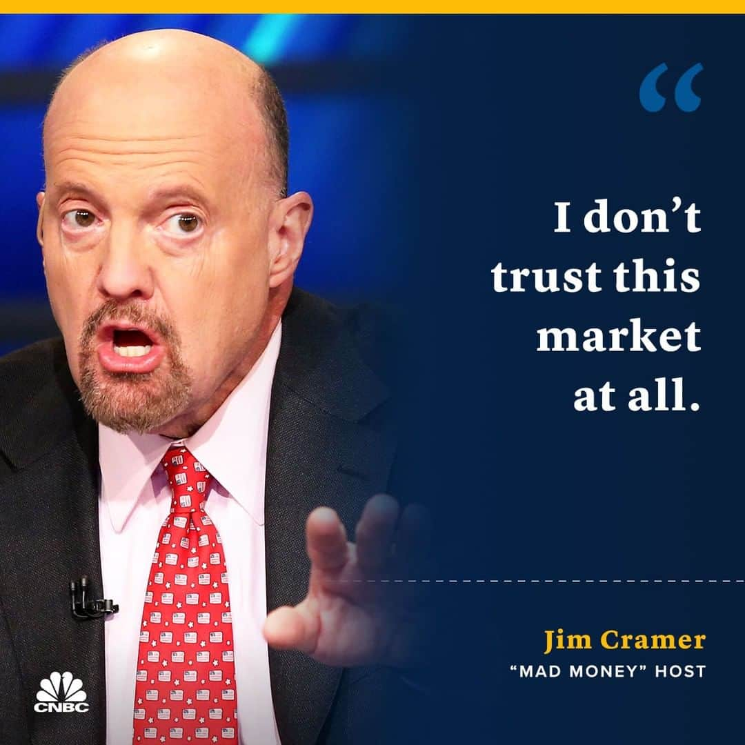 CNBCさんのインスタグラム写真 - (CNBCInstagram)「Jim Cramer doesn’t trust the market because it’s so dependent on President Trump's tweets.⠀ ⠀ ⠀ The @madmoneyoncnbc host is troubled by Trump’s barrage of tweets, calling them a “little erratic this morning.” The president’s latest tweet-storm “has made it so we got to wait to be able to buy,” warns Cramer.⠀ ⠀ ⠀ “He’s really disturbing the zeitgeist of the stock market,” Cramer added. “He should knock the tweets off if he wants the Dow to start going up.”⠀ ⠀ ⠀ Do you agree? Read more on Cramer’s concerns at the link in bio.⠀ *⠀ *⠀ *⠀ *⠀ *⠀ *⠀ *⠀ #stocks #stockmarket #wallstreet #cramer #jimcramer #money #invest #investing #twitter #tweet #trump #presidenttrump #china #tradewar #USChinatradewar #tariffs #cnbc」5月15日 6時03分 - cnbc