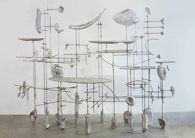 ウォントのインスタグラム：「Meet the work of @mishakahn, the Brooklyn-based artist who's creations have been described as "where traditional perception of material and structure is pushed to the edges of the room to make space for one big party.” On May 17 @wantapothecary is teaming up with Misha for this year's NYCxDESIGN, an event celebrating design through installations, open studios, panels and more.  #nycxdesign #design #nyc #art #artwork #sculpture」