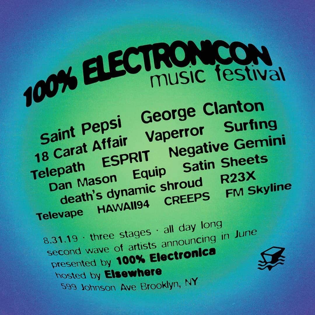 Skylar Spenceのインスタグラム：「ICYMI I will be performing a ~very~ special set at 100% ElectroniCON this August. To celebrate some great music with great people. I can’t overstate my excitement about this one; tickets on sale Friday, don’t miss it! #FedsWatching #Vaporwave」