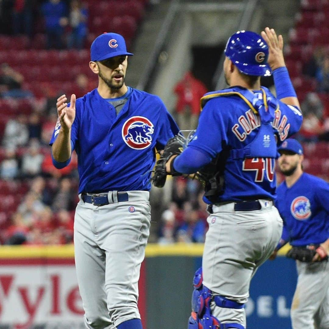 シカゴ・カブスさんのインスタグラム写真 - (シカゴ・カブスInstagram)「#Cubs win! Kyle Hendricks had as many hits (3) as he allowed! #EverybodyIn」5月15日 10時33分 - cubs