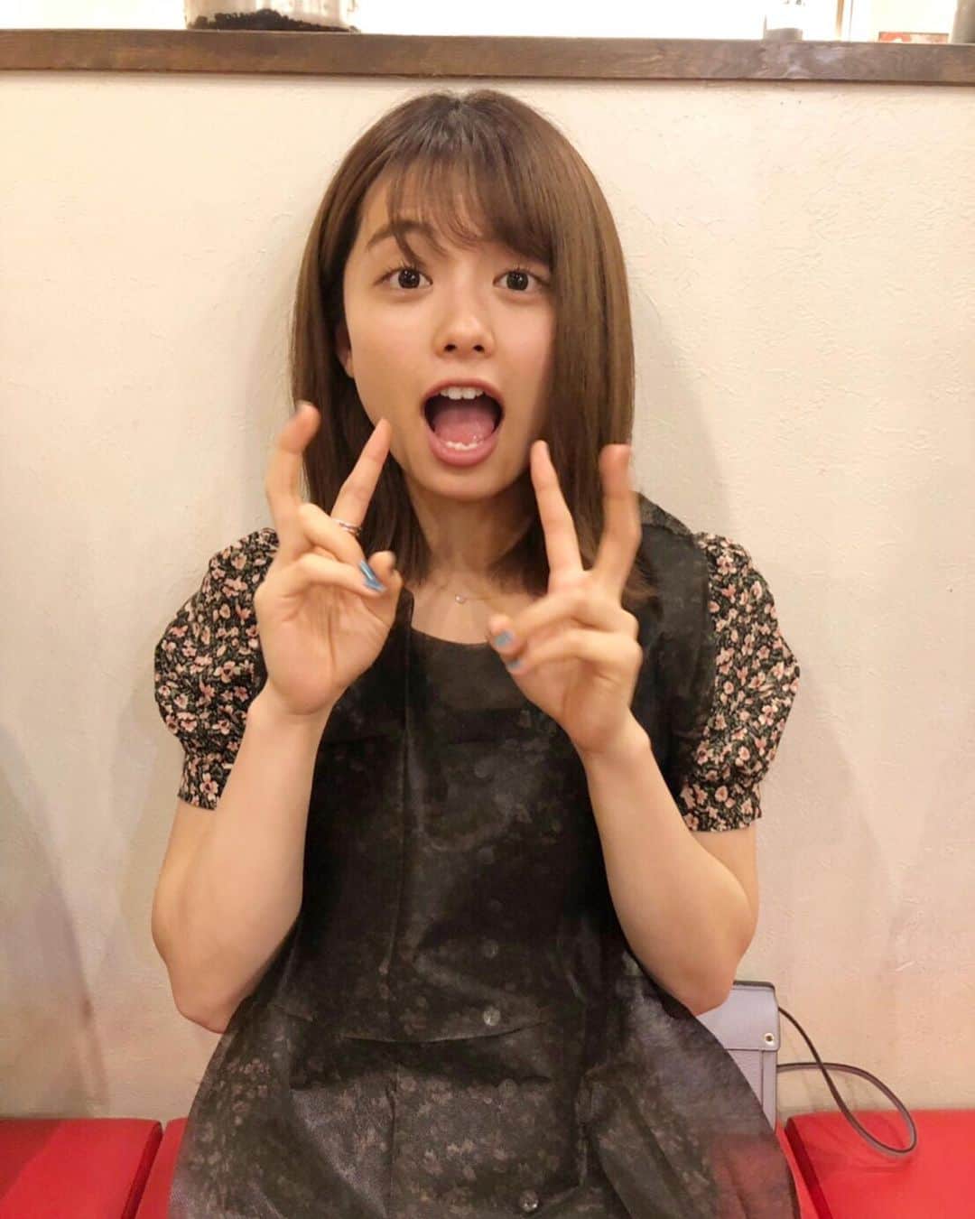 足立佳奈さんのインスタグラム写真 - (足立佳奈Instagram)「やき、にく、たべた。☝︎ ❤」5月15日 21時28分 - kana1014lm