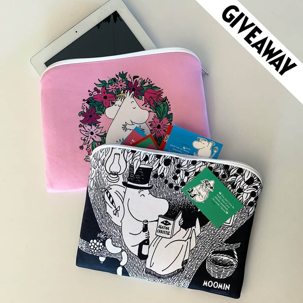 ムーミンさんのインスタグラム写真 - (ムーミンInstagram)「GIVEAWAY - win a delightful Moomin accessory/tablet pouch by Aurora Decorari! Vote for your favourite ‘Moomin Love’💗 or ‘Moominpappa’🖤 and tell us what you’d use it for to be in the draw to win it!😍 GOOD LUCK!❤️ ••• The winners will be picked on Tuesday May 21st. ••• Moom.in/terms-moomin #moominofficial #moomin #kilpailu #giveaway #competition #moomincompetition @auroradecorari」5月15日 21時42分 - moominofficial