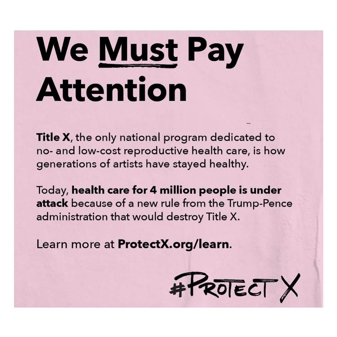 ソフィア・ブッシュさんのインスタグラム写真 - (ソフィア・ブッシュInstagram)「Health care is a human right. Reproductive health care is a human right. I stand against the latest attack on reproductive health care. Period. People deserve to hear ALL their options from their doctors, and those options should be kept between patients and doctors only. I’m proud to join more than 165 artists to show support for health care access and the Title X program. We will never stop fighting. Ever. Visit protectx.org/learn for more info. #ProtectX #ReproductiveHealthcare」5月15日 14時11分 - sophiabush