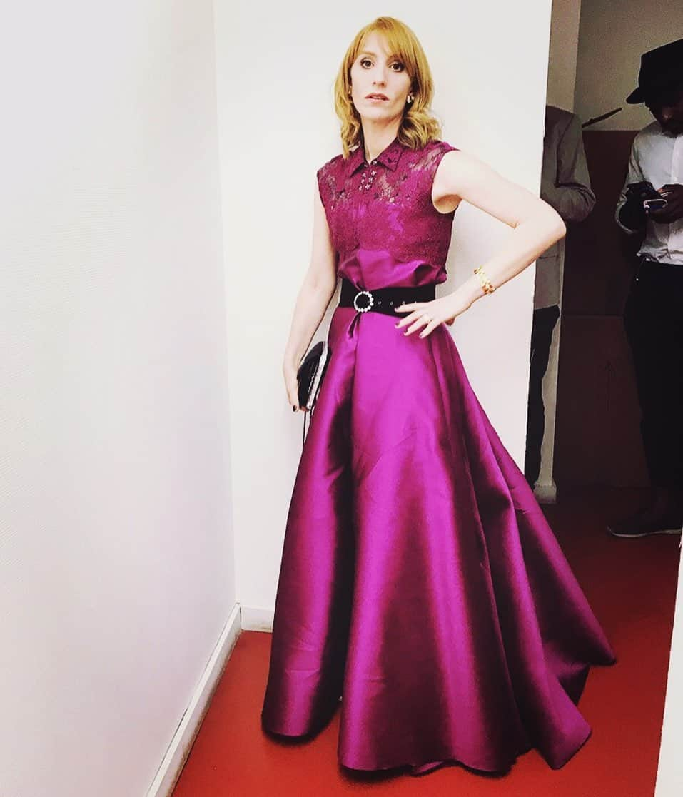 アレクシマビーユさんのインスタグラム写真 - (アレクシマビーユInstagram)「Lolita Chammah dressed in @alexismabille purple radzimir dress @lesmolieres french theatre award ceremony 2019 @lolitachammah #theatreacademy #molieres #frenchtheatre #lolita #purple #alexismabille #purpledress #eveninggown #ceremonydress #award #chic #parisianstyle #gingerbeauty #lolitachammah」5月15日 14時51分 - alexismabille