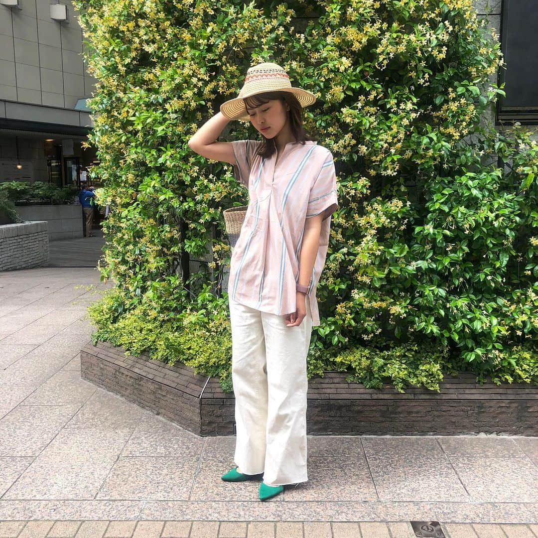 三原勇希さんのインスタグラム写真 - (三原勇希Instagram)「Feels Like Summer 👒 @mamekurogouchi × @kijimatakayuki 👚  @globalwork_official 👖 @snidel_official . 🥿@tsurubymarikooikawa . 👜 @casselini_official」5月15日 17時47分 - yuukimeehaa