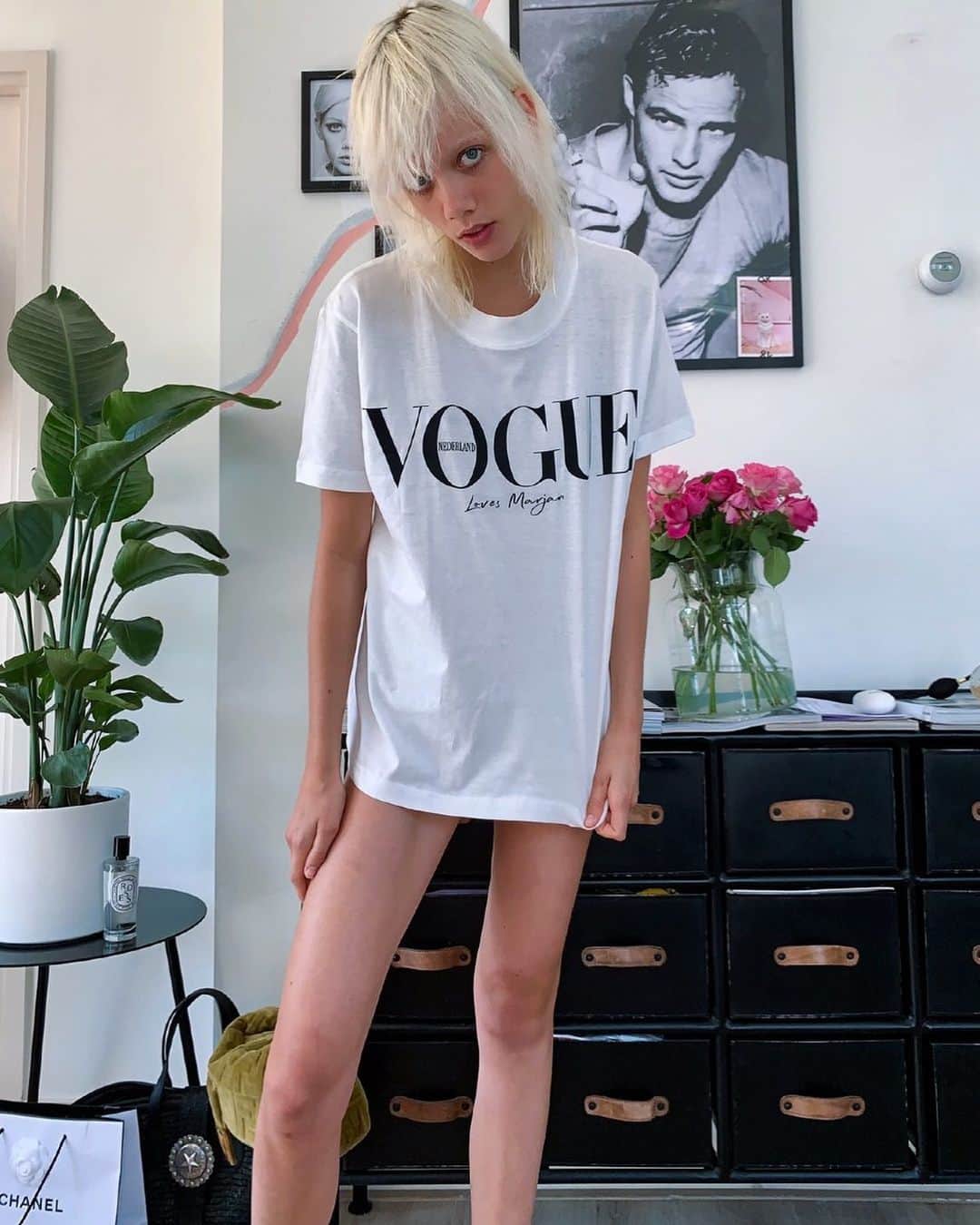 マリヤン・ジョンクマンのインスタグラム：「And i love you ! @nlvogue ❤️」