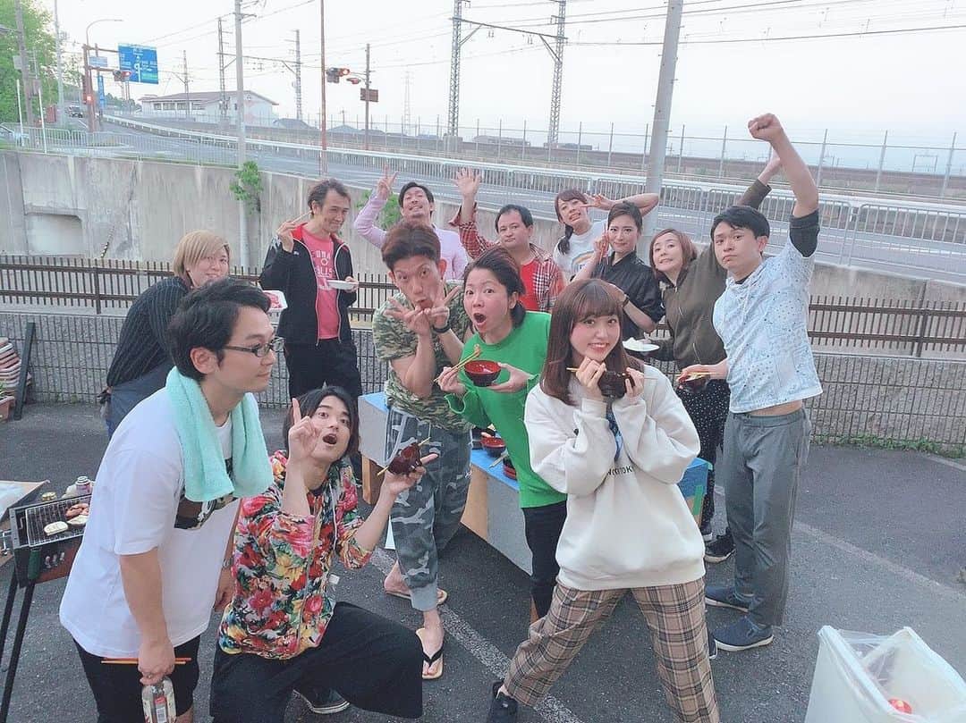 宮島小百合さんのインスタグラム写真 - (宮島小百合Instagram)「#未来切符 #滋賀 #BBQ #肉 #焼きそば  楽しかったのお、、😋😋 今日は打ち上げですん🔥♨️」5月15日 18時21分 - sayuri_kakaka