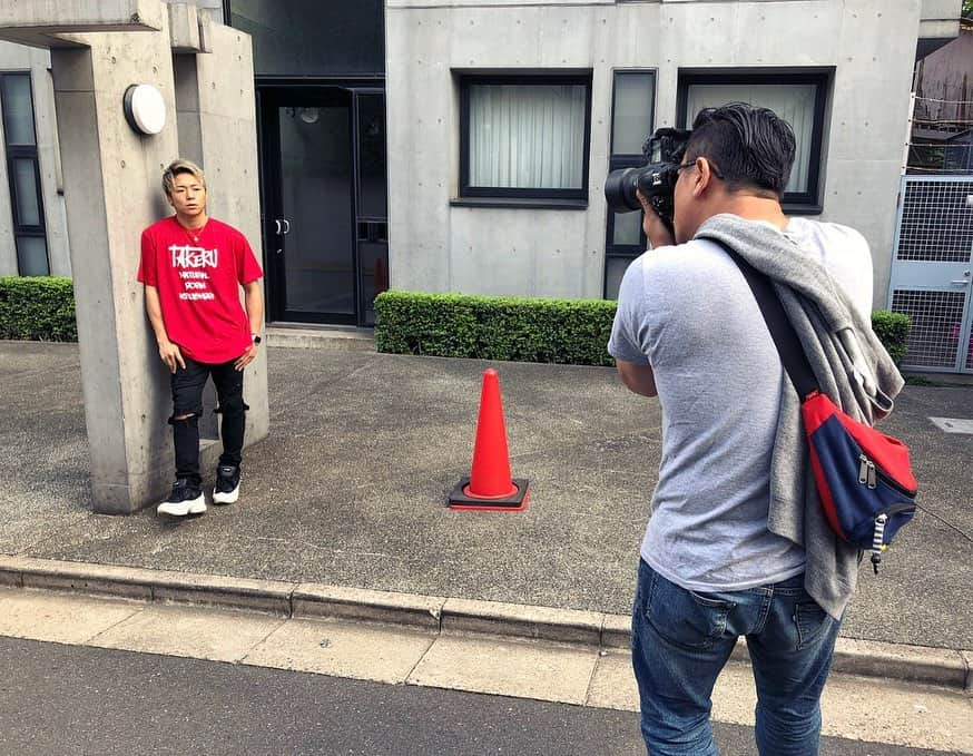 武尊さんのインスタグラム写真 - (武尊Instagram)「撮影終わりー📸 お疲れチャンチン🙏 色々お楽しみに！」5月15日 19時38分 - k1takeru