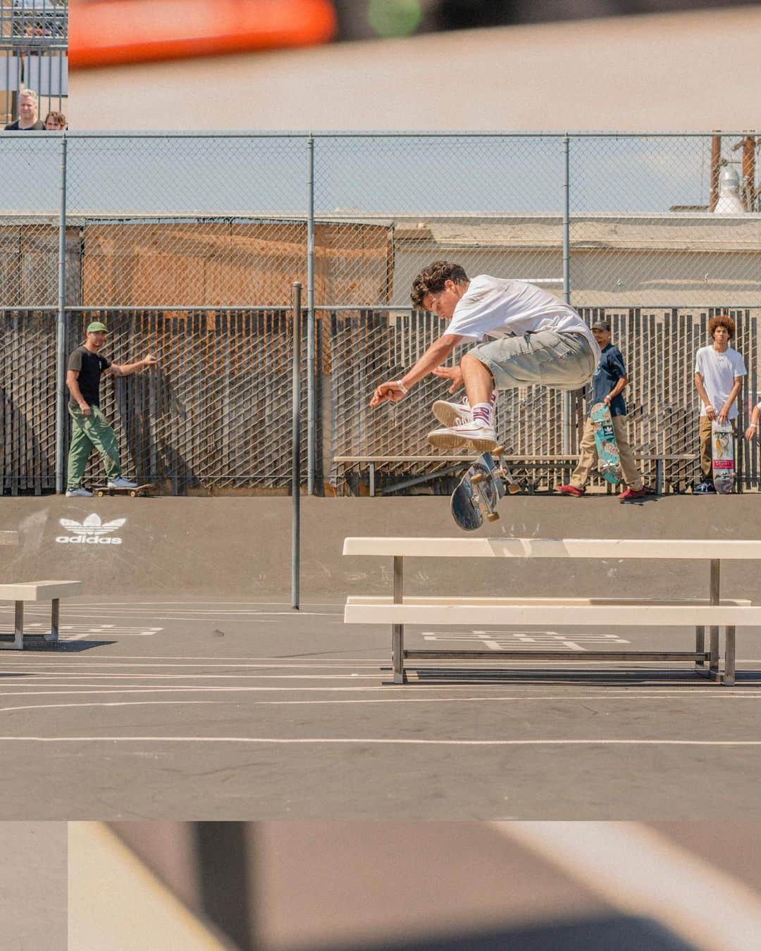 adidas Skateboardingさんのインスタグラム写真 - (adidas SkateboardingInstagram)「Pulled up at Daewon’s Picnic /// With so much amazing skateboarding going down this past weekend there’s too much to show. Swipe 🔙 for some picnic table highlights. • 💪 @thatsonme front blunt 💥 @milessilvas switch heel front crook 🐐 #Gonz filmed T.Puds with a backlip on @daewon1song’s A-frame obstacle 🔥 @jakedonnelly kickflip backtail 🚀 @heitordasilva switchflip 🙌 @neilsbennett frontblunt up & over #adidasSkateboarding #DaewonsPicnic #SkateCopa Classics • 📸 @andrewjamespeters」5月15日 22時54分 - adidasskateboarding