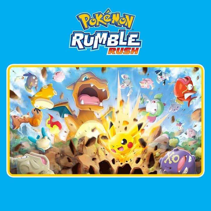 Pokémonさんのインスタグラム写真 - (PokémonInstagram)「📢 Get ready to Rumble! 📢  Travel to unknown islands, battle wild Pokémon, and discover valuable items in Pokémon Rumble Rush!  Follow the link in our bio for details.  #PokemonRumbleRush」5月15日 23時01分 - pokemon