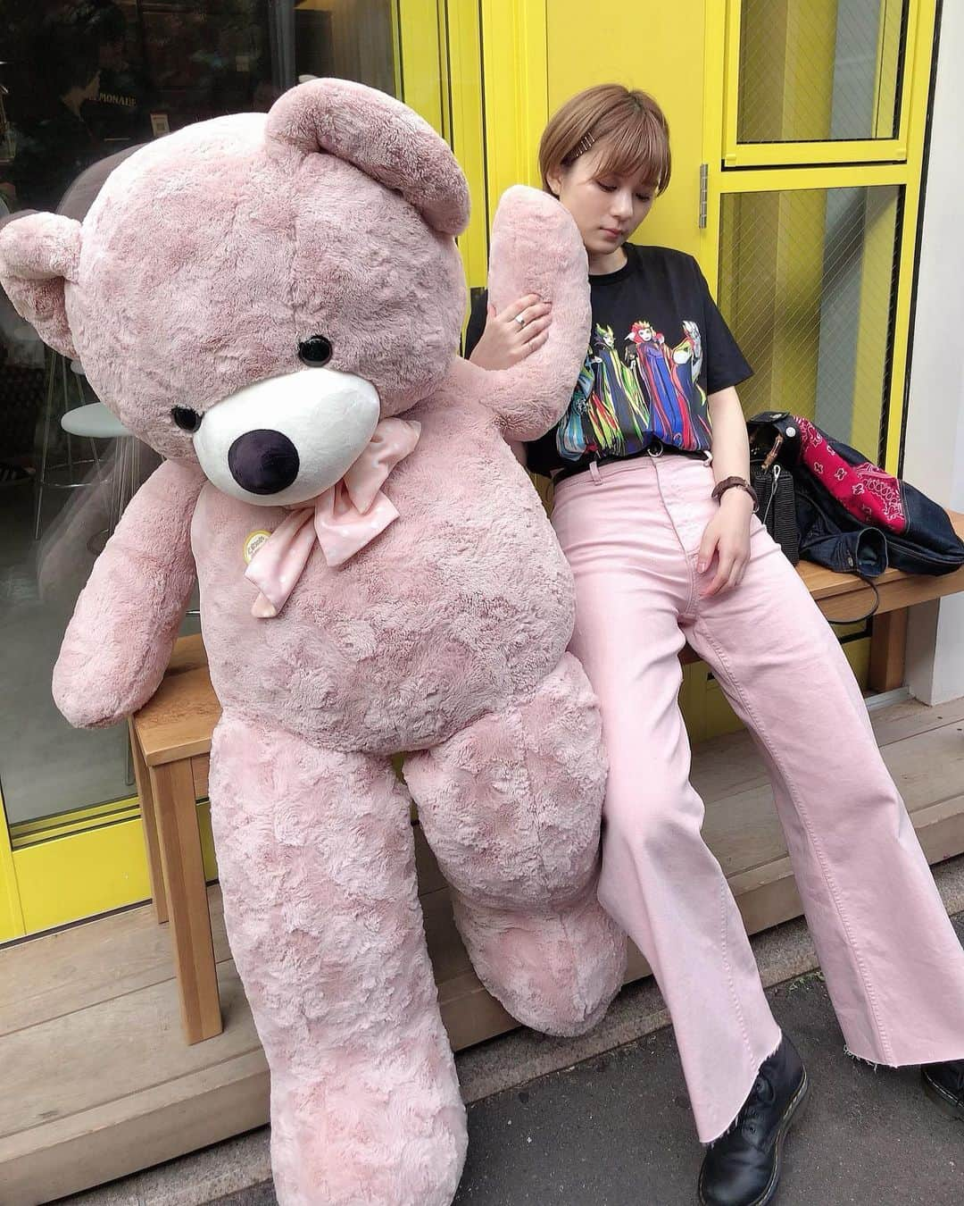 山田愛梨さんのインスタグラム写真 - (山田愛梨Instagram)「おそろい。🐻🎨」5月15日 23時27分 - airi_yamada