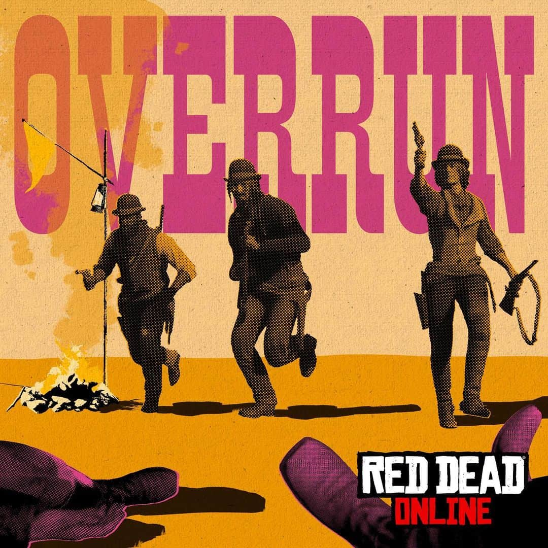 ロックスター・ゲームズさんのインスタグラム写真 - (ロックスター・ゲームズInstagram)「OVERRUN – a new Showdown Mode also added to Red Dead Online in this week’s update  Mark your territory and lay claim to as much land as you can, working your way behind enemy lines to capture territory from your opponents while defending what’s yours.  More details on this week’s Red Dead Online update at the Rockstar Newswire (link in bio)」5月15日 23時42分 - rockstargames