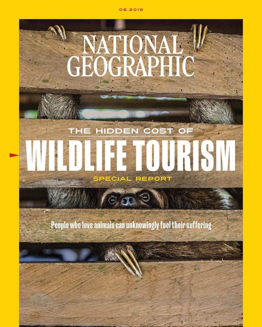 のインスタグラム：「For over a year, @natgeo photographer @kirstenluce and writer Natasha Daly have been investigating the global industry of captive wildlife tourism. What they found is both enlightening and heartbreaking: The vast majority of travelers love animals and want to get close to them, but they don’t realize that many of these animals, in order to interact with people, suffer abuse behind the scenes. Social media has played a large role in the growth of this type of wildlife tourism. Learn more about the perils of Wildlife Tourism in the June issue of @natgeo magazine. LINK to the digital version of this story below my Instagram Bio. #NatGeoWildlifeTourism」