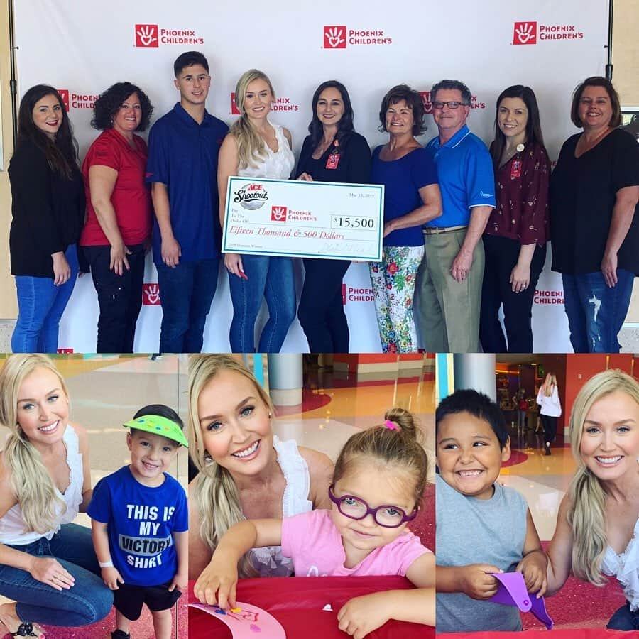 ブレア・オニールさんのインスタグラム写真 - (ブレア・オニールInstagram)「💙🖊 Check presentation at @PhxChildrens Hospital for winning the @AceHardware Celebrity Shootout! It’s an honor to be able to give back to the community & help families in need. 💙 Big thanks to @acehardware for allowing me to be a part of everything they do to help raise 💲 for Children’s Hospitals @cmnhospitals #howcutearethesekids ☺️💕 #aceshootout19 #GoTeamGolf 🏌🏼‍♀️🏌🏼‍♀️」5月16日 0時32分 - blaironealgolf