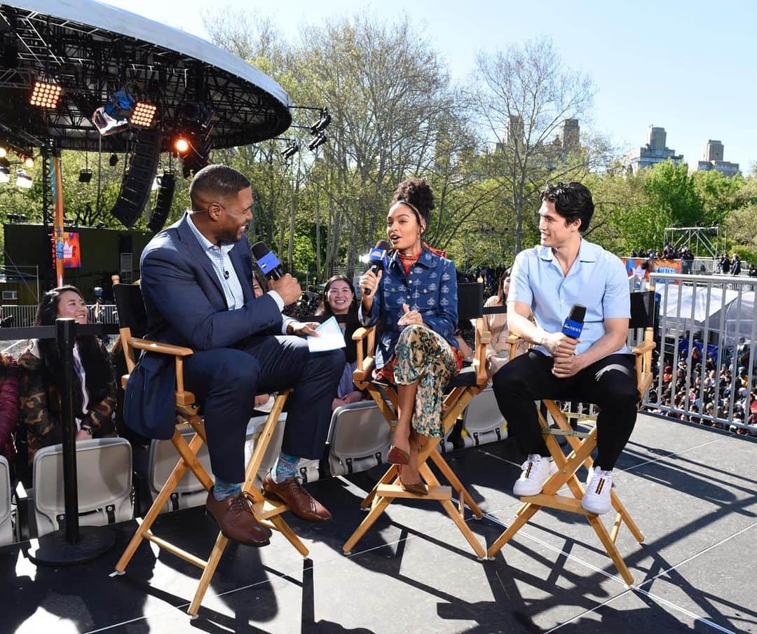 Good Morning Americaさんのインスタグラム写真 - (Good Morning AmericaInstagram)「Thanks for joining us in Central Park this morning for our @bts.bighitofficial concert! @yarashahidi @melton #BTSonGMA」5月16日 0時44分 - goodmorningamerica