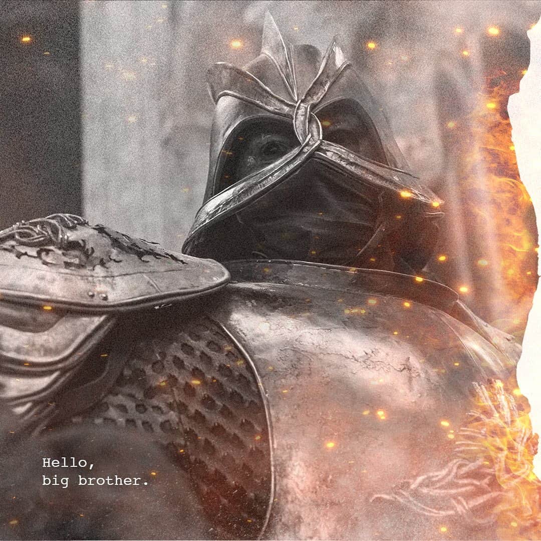 ゲーム・オブ・スローンズのインスタグラム：「Hello, big brother. #GameofThrones」