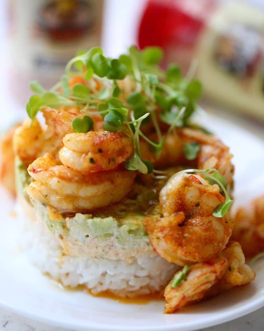 Flavorgod Seasoningsさんのインスタグラム写真 - (Flavorgod SeasoningsInstagram)「Shrimp Stack - The Stack is⬇️⬇️ ✅Rice & @Flavorgod ✅Avocado & #flavorgod ✅Japanese mayo I added #Flavorgod ghost and lime juice ✅shrimp tossed in #flavorgod and oil than into a preheated oven at 450* Fahrenheit for 8 minutes. ✅micro greens ✅drizzle of sesame oil - - #instagood #food #foodie #cook #oven #cooking #mealprep #foodprep #beautiful #happy #tbt #followme #glutenfree #spicy #videooftheday #flavorgod #meme #foodmeme」5月16日 3時57分 - flavorgod