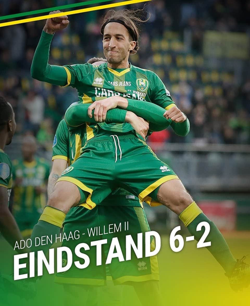 ADOデン・ハーグさんのインスタグラム写真 - (ADOデン・ハーグInstagram)「ADO Den Haag sluit het seizoen af met een knal! 💥 6-2 winst op Willem II!」5月16日 4時29分 - adodenhaag