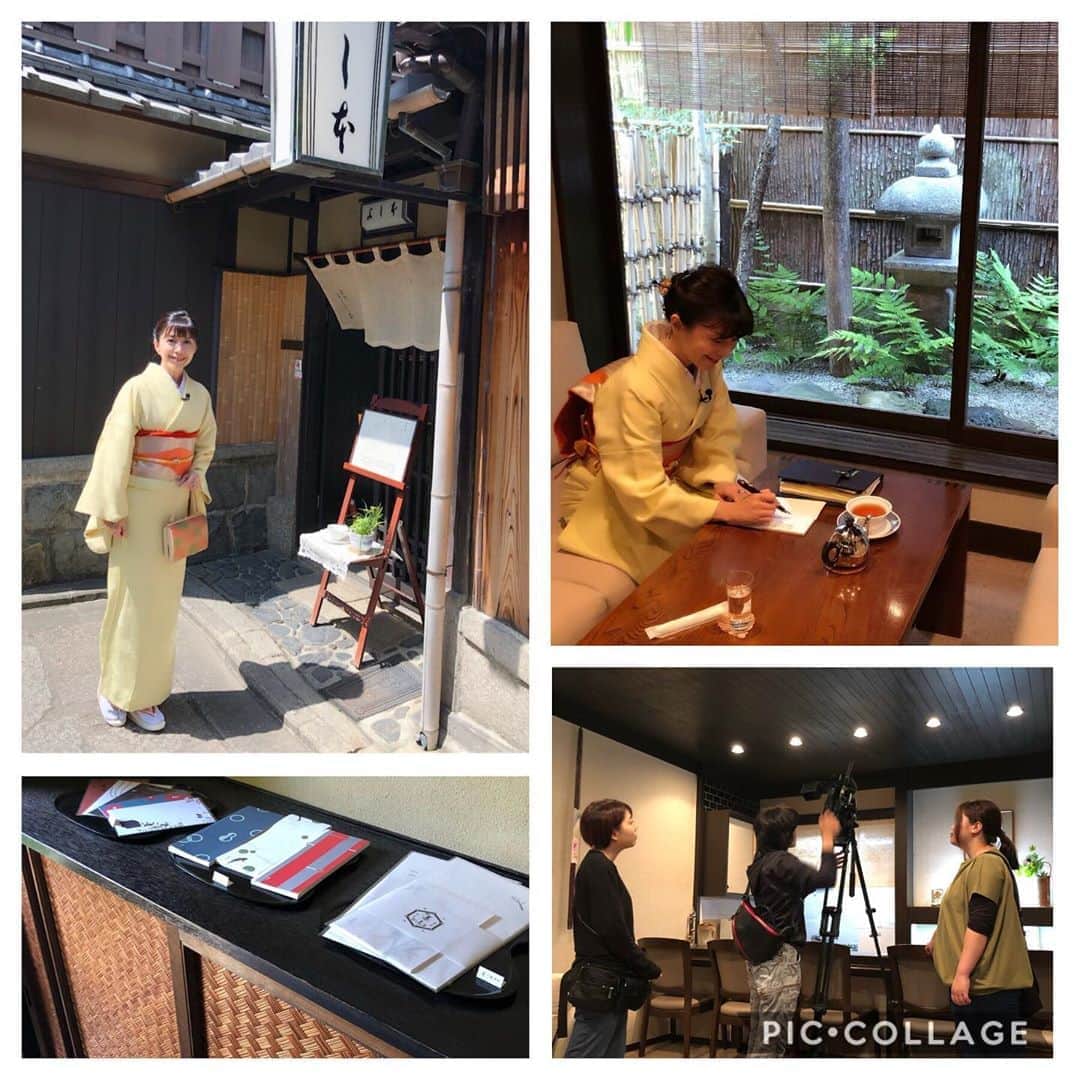 堤信子さんのインスタグラム写真 - (堤信子Instagram)「朝から着物でロケ。こちらは、京都の #石塀小路  にある 茶亭「よし本」 なんと紅茶専門店です。#裏具  の一筆箋に万年筆を走らせるシーンの撮影。京都ロケはまだまだ続きます。#テレビ東京 #旅おつ #堤信子  #文具好き #万年筆 #ハーフタイムツアーズ  #旅するお疲れ様」5月16日 15時26分 - nobnob1111
