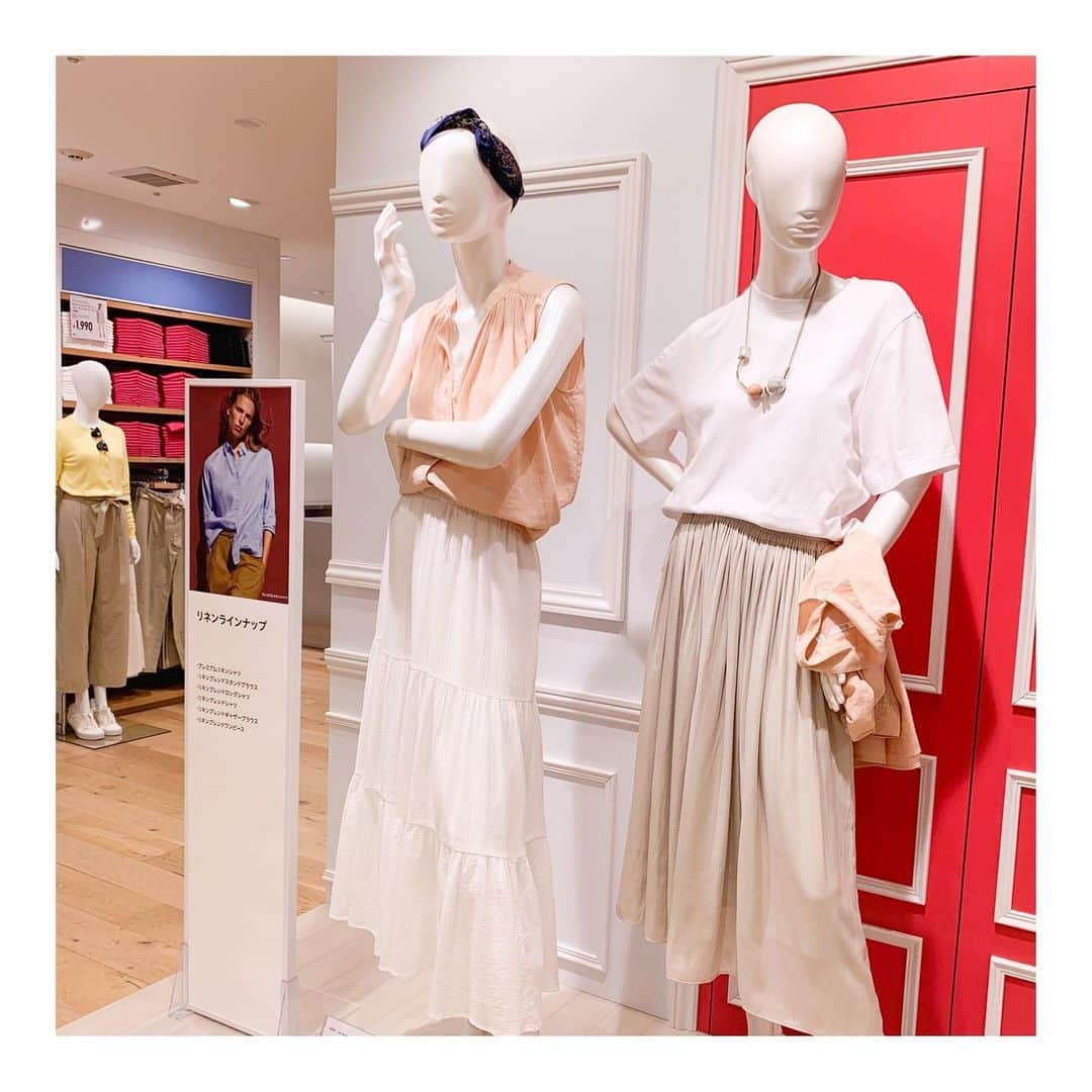 uniqlo_printemps_ginzaさんのインスタグラム写真 - (uniqlo_printemps_ginzaInstagram)「. リネンコレクション🌱 . . #ユニクロ #リネンシャツ #フレンチリネン」5月16日 15時56分 - uniqlo_marronniergate_ginza