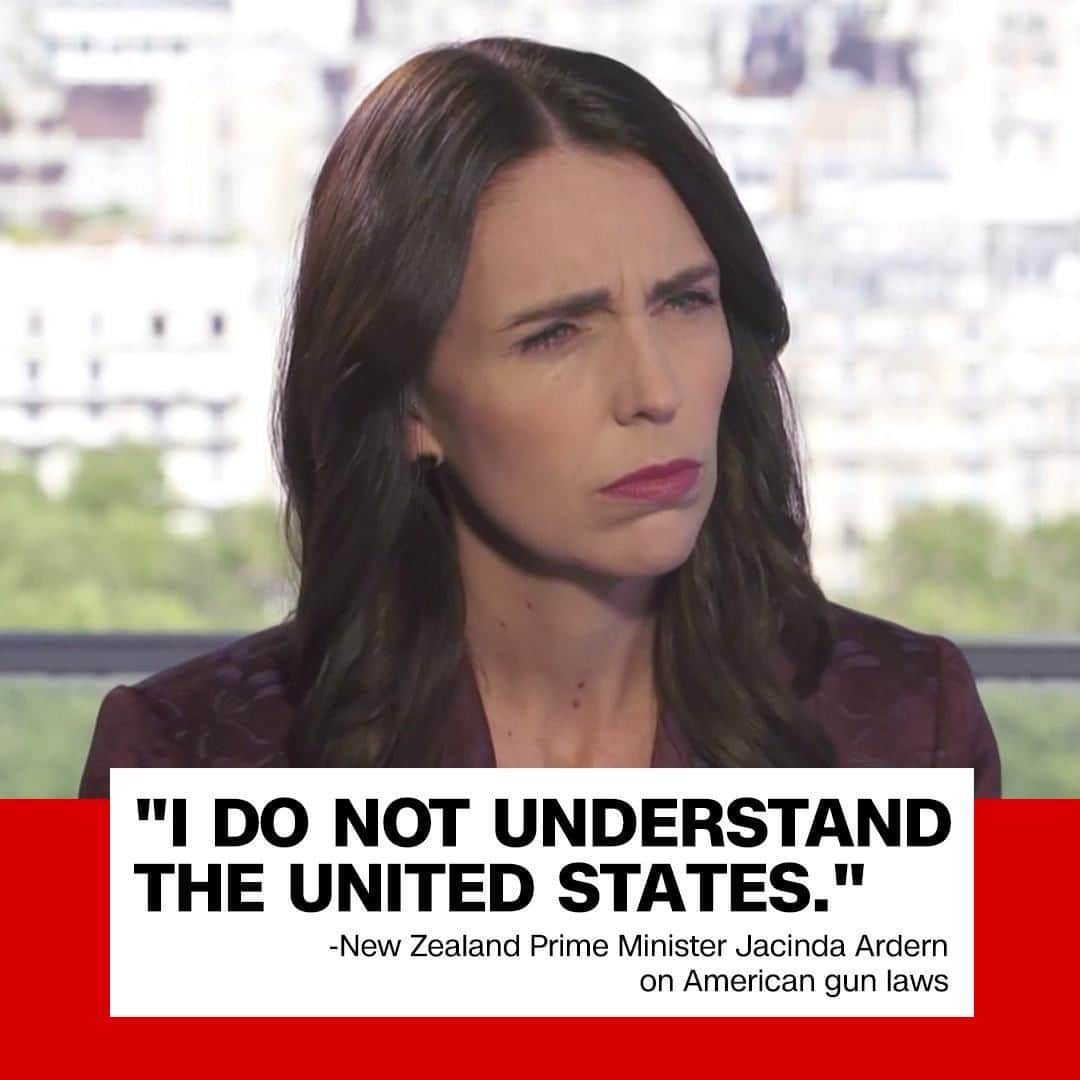 CNNさんのインスタグラム写真 - (CNNInstagram)「"Australia experienced a massacre and changed their laws. New Zealand had its experience and changed its laws. To be honest, I do not understand the United States," New Zealand Prime Minister Jacinda Ardern told CNN’s @camanpour on Wednesday. Ardern announced a ban on military-style semiautomatic weapons, assault rifles and high-capacity magazines just days after the March 15 mosque shootings that killed 51 people.」5月16日 16時00分 - cnn