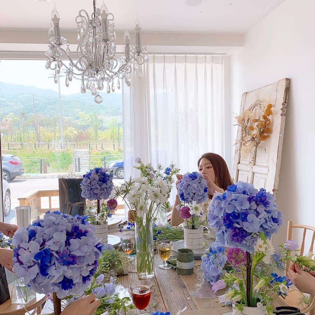ミナ さんのインスタグラム写真 - (ミナ Instagram)「빼꼼👀🌸」5月16日 16時08分 - blossomh_
