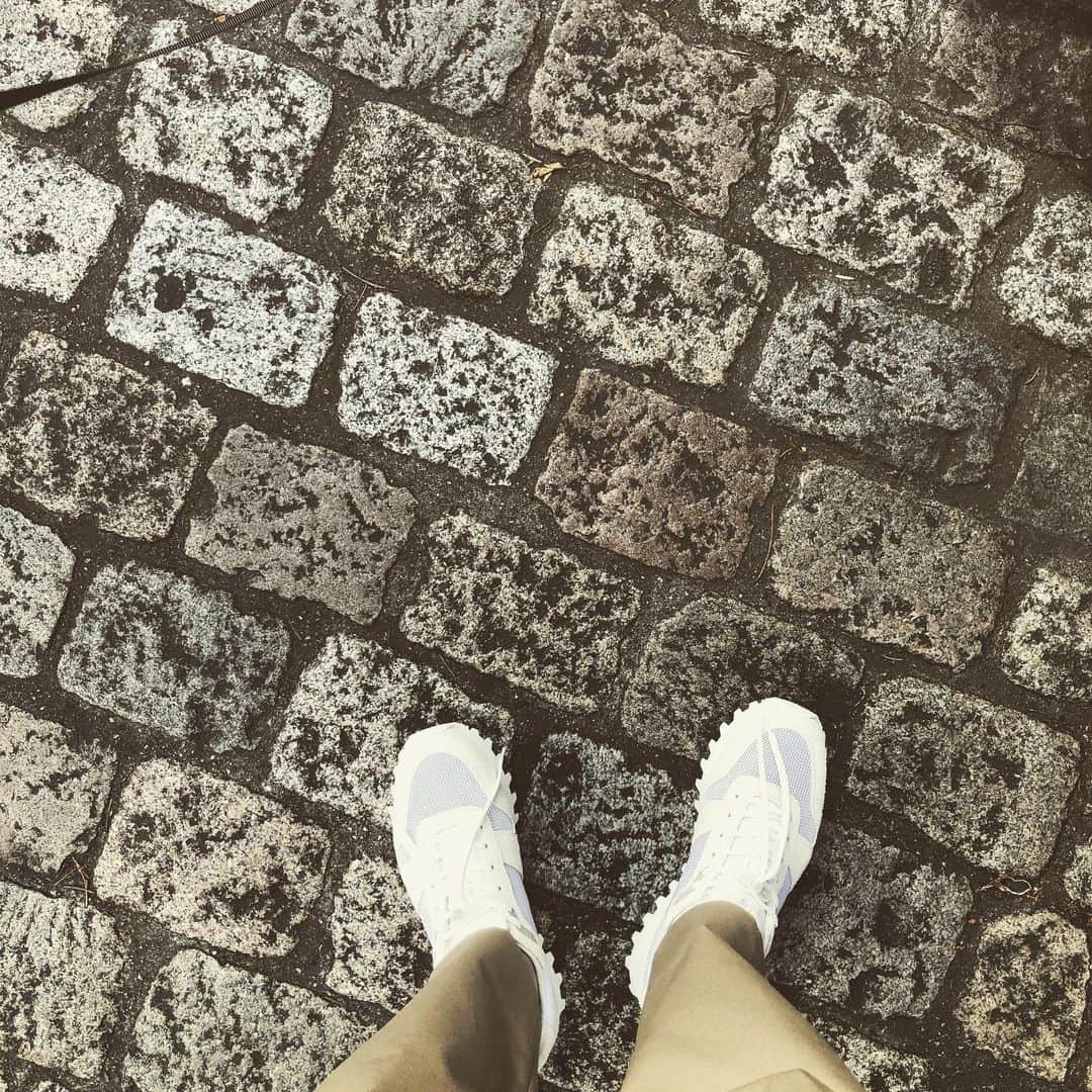 濱田マサルさんのインスタグラム写真 - (濱田マサルInstagram)「新しい靴で気持ち新たに👟🕊❤️ #スニーカー #白いスニーカー」5月16日 7時59分 - hamadamasaru