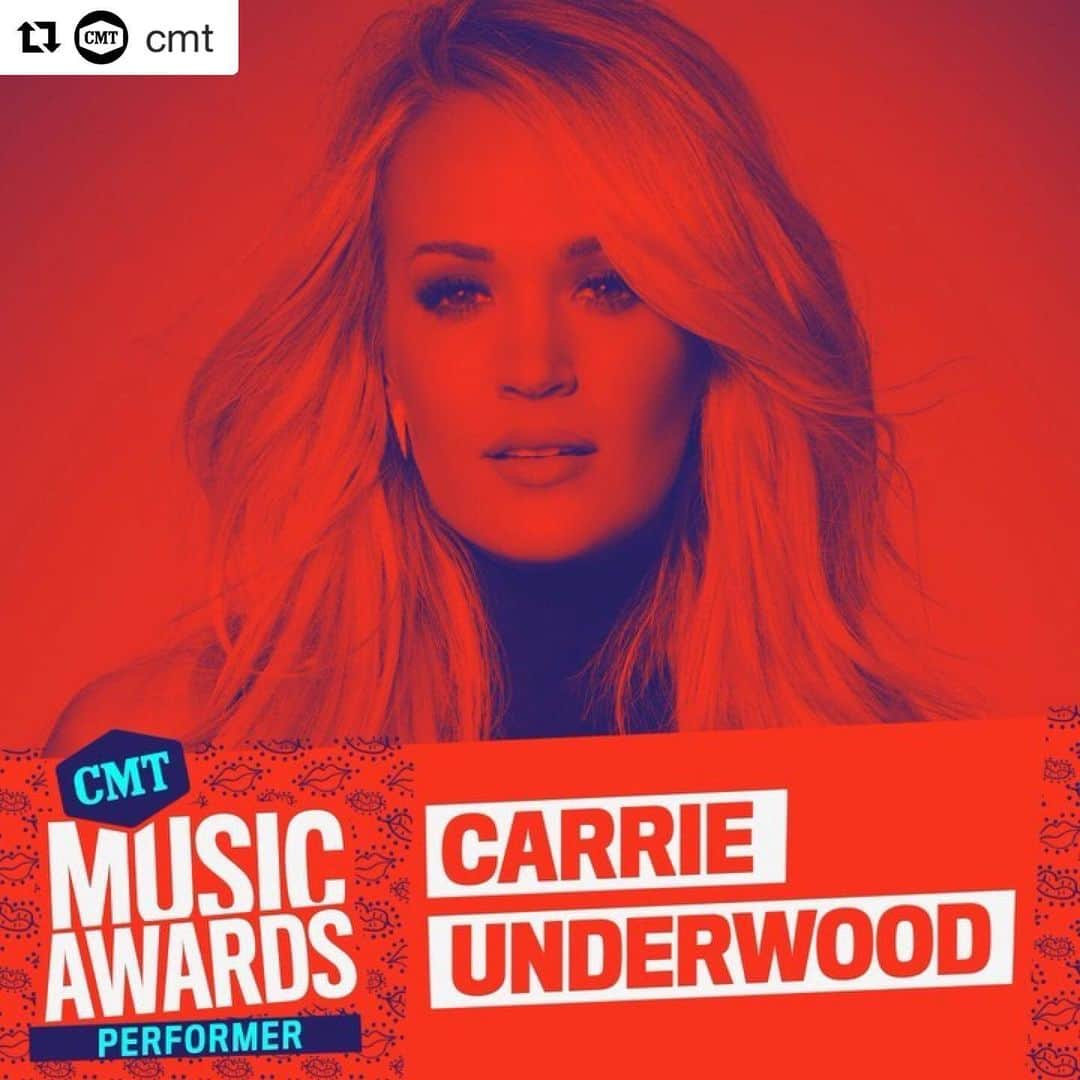 キャリー・アンダーウッドさんのインスタグラム写真 - (キャリー・アンダーウッドInstagram)「#Repost @cmt ・・・ #Repost @cmt with @get_repost ・・・ Who’s ready to party? 🎉 Here’s a lineup of some of your favorite artists that are performing at this year’s #CMTAwards! Don’t miss it on Wednesday, June 5 at 8/7c!」5月16日 8時29分 - carrieunderwood