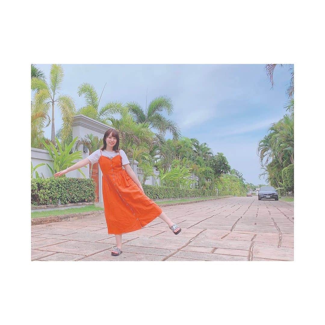 前田美里のインスタグラム：「タイでの撮影無事に終わりました。👗 #タイ #🇹🇭 #thailand #撮影 #パタヤ #พัทยา #Pattaya #shooting #handm #photo #instagood #japanesegirl」