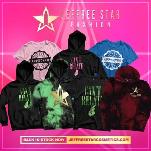 Jeffree Star Cosmeticsさんのインスタグラム写真 - (Jeffree Star CosmeticsInstagram)「SURPRISE RESTOCK!!! 🔥🔥🔥 We just got a HUGE shipment in of #JeffreeStarCosmetics FASHION and everything above is NOW BACK!!! 💖 link in our bio!」5月16日 9時39分 - jeffreestarcosmetics