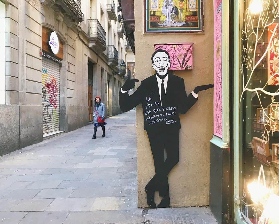 Nagisa 나기사のインスタグラム：「🇪🇸spain🇪🇸﻿ ﻿ Salvador Dalí﻿ ﻿ ﻿ #スペイン旅行 #スペイン #バルセロナ #女子旅 #spain #Barcelona #旅muse_spain #tabijyomap_spain」