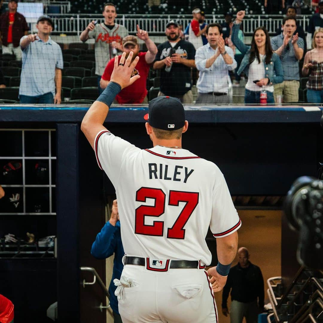 アトランタ・ブレーブスさんのインスタグラム写真 - (アトランタ・ブレーブスInstagram)「What. A. Night. #ChopOn」5月16日 11時24分 - braves